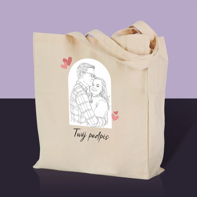 Zdjęcie i Podpis: Lineart - Torba Płócienna
