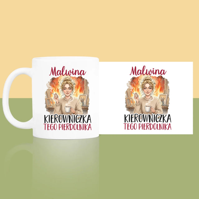 Bez Cenzury: Kierowniczka - Kubek z Nadrukiem
