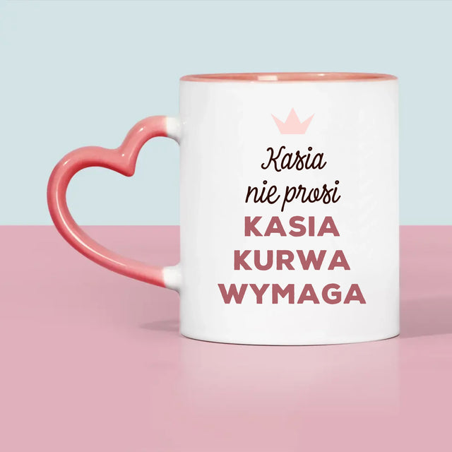 Bez Cenzury: Nie Prosi - Kubek z Nadrukiem