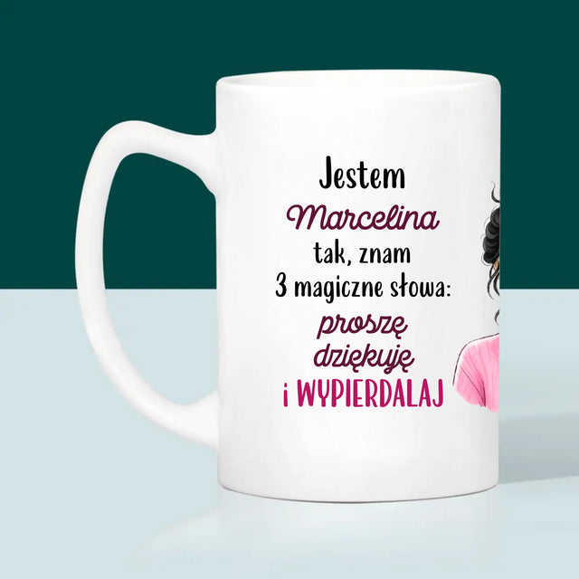 Bez Cenzury: Magiczne Słowa - Kubek z Nadrukiem