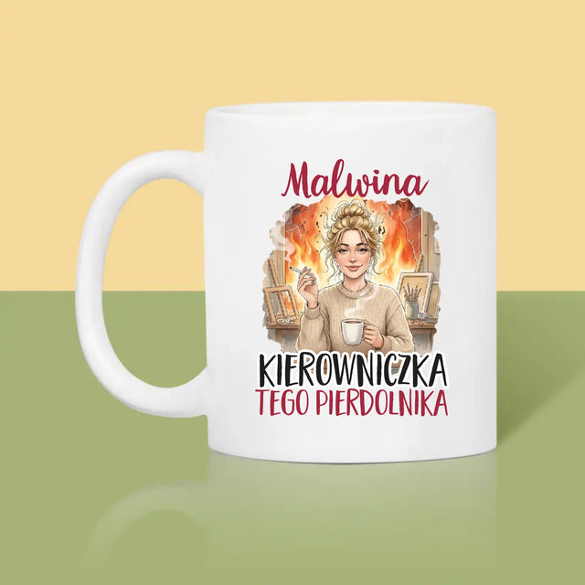 Bez Cenzury: Kierowniczka - Kubek z Nadrukiem