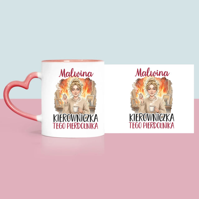 Bez Cenzury: Kierowniczka - Kubek z Nadrukiem