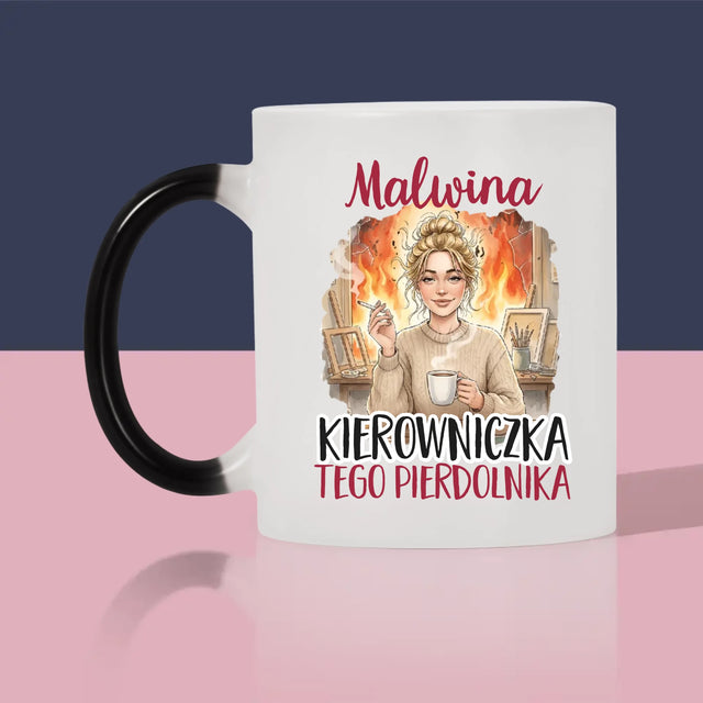 Bez Cenzury: Kierowniczka - Kubek z Nadrukiem