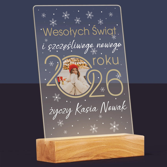 Fotokolaż: Szczęśliwego Nowego Roku - Wydruk Na Szkle Akrylowym
