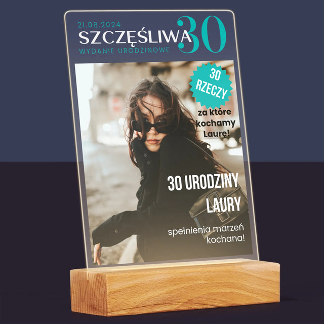 Okładka Magazynu: Szczęśliwa 30 - Wydruk Na Szkle Akrylowym
