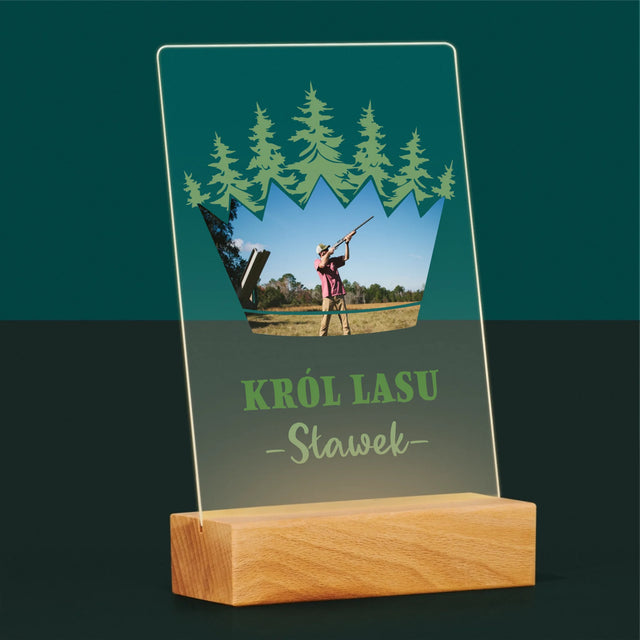 Kształt Ze Zdjęć: Król Lasu - Wydruk Na Szkle Akrylowym