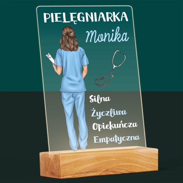 Kreator Postaci: Cechy Pielęgniarki - Wydruk Na Szkle Akrylowym