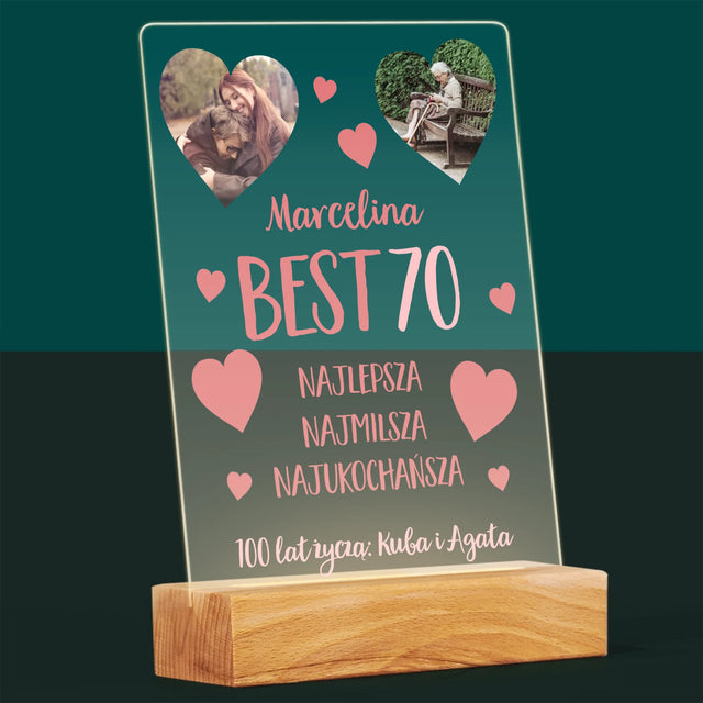 Fotokolaż: Best 70 - Wydruk Na Szkle Akrylowym
