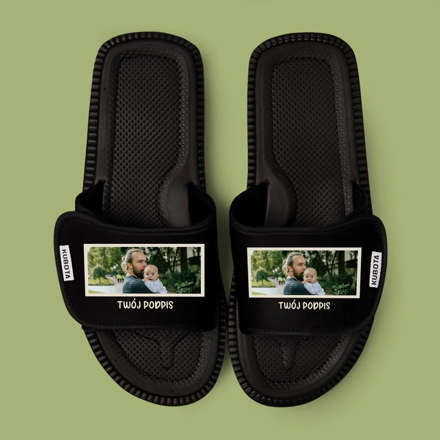 Zdjęcie i Podpis: Twoje Zdjęcie i Podpis - Klapki Kubota