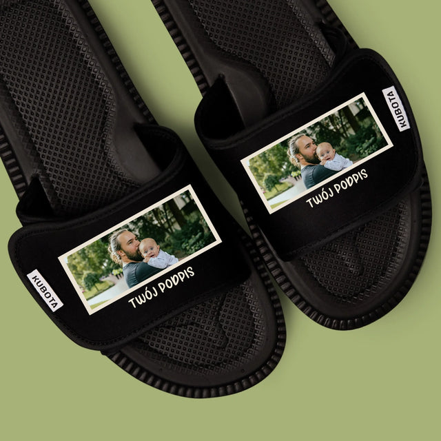 Zdjęcie i Podpis: Twoje Zdjęcie i Podpis - Klapki Kubota