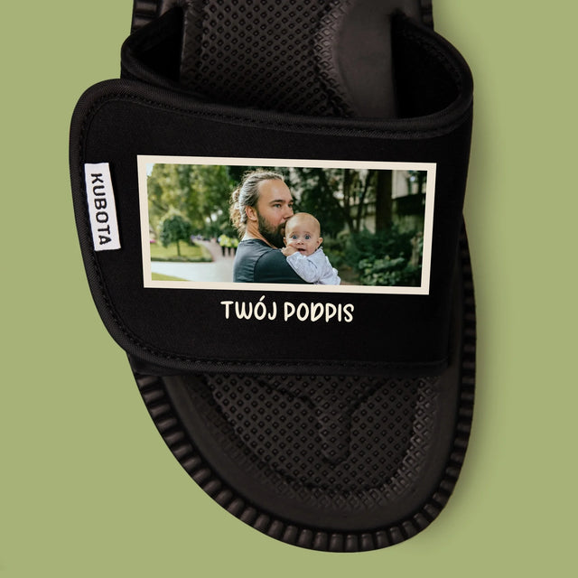 Zdjęcie i Podpis: Twoje Zdjęcie i Podpis - Klapki Kubota