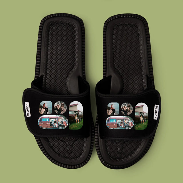 Fotokolaż: Kształty - Klapki Kubota