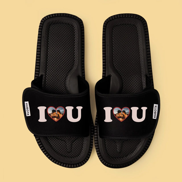 Fotokolaż: i Love You - Klapki Kubota