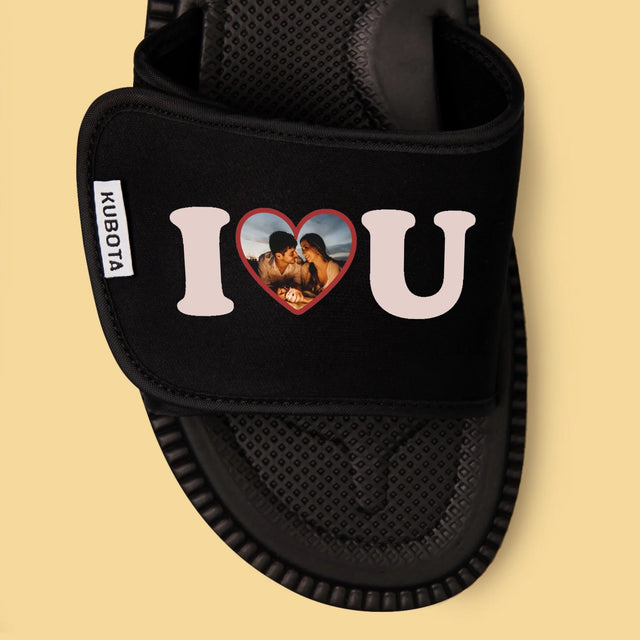 Fotokolaż: i Love You - Klapki Kubota