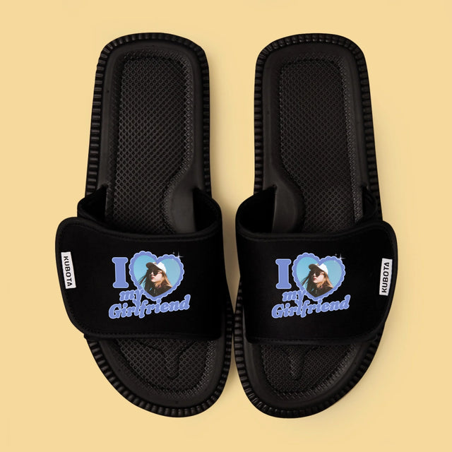 Zdjęcie i Podpis: i Love My Girlfriend - Klapki Kubota