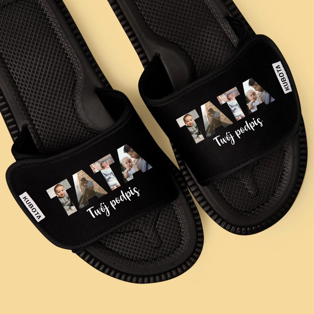 Słowo Ze Zdjęć: Tata - Klapki Kubota