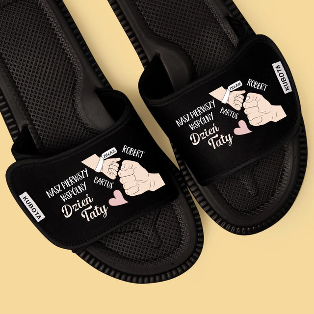 Imię i Podpis: Pierwszy Wspólny Dzień Taty - Klapki Kubota