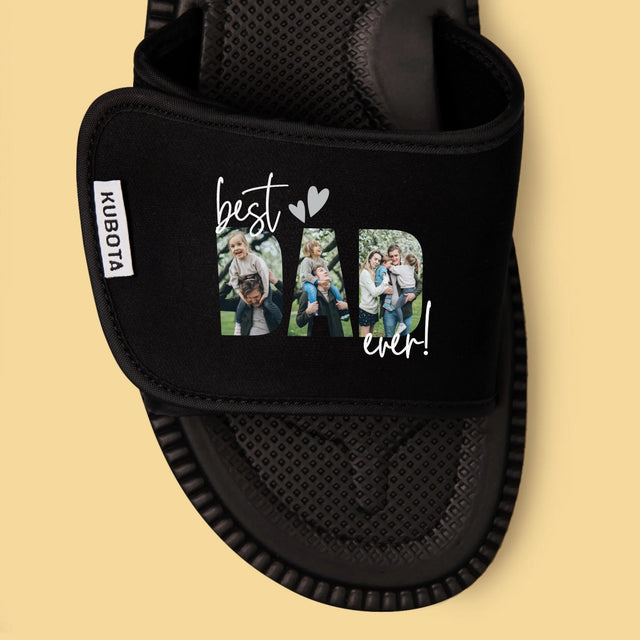 Słowo Ze Zdjęć: Best Dad Ever z Podpisem - Klapki Kubota