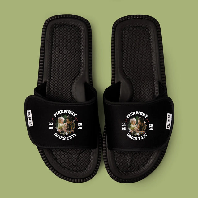 Zdjęcie i Podpis: Pierwszy Dzień Taty Razem - Klapki Kubota