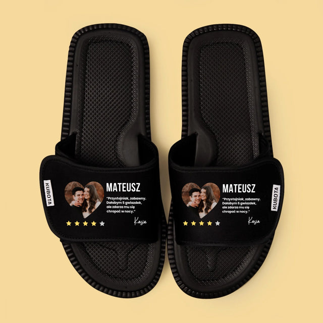 Zdjęcie i Podpis: Najlepszy Chłopak Polecam - Klapki Kubota