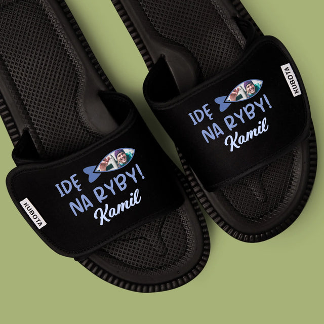 Zdjęcie i Podpis: Idę Na Ryby - Klapki Kubota