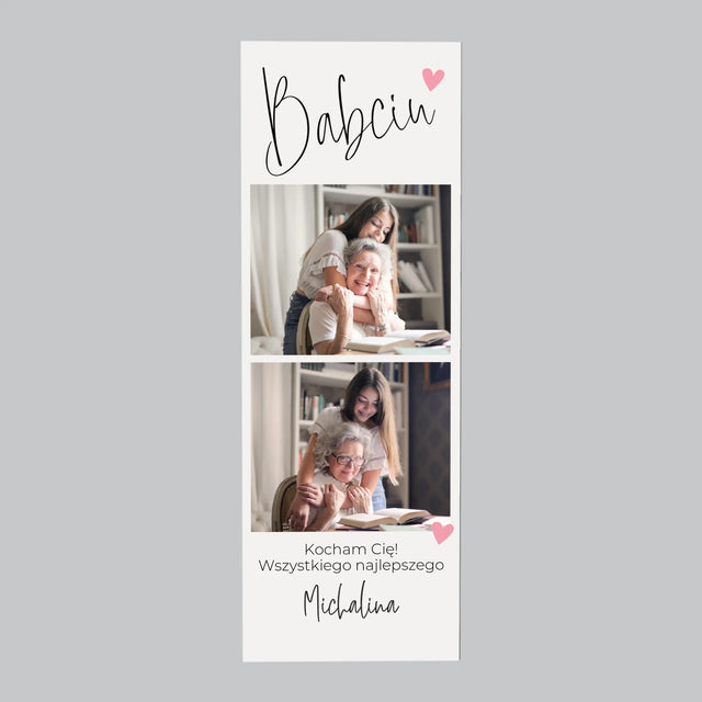 Fotokolaż: Babciu Kocham Cię - Magnes Na Lodówkę