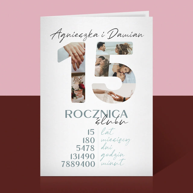 Słowo Ze Zdjęć: 15 Rocznica Ślubu - Kartka Z Życzeniami
