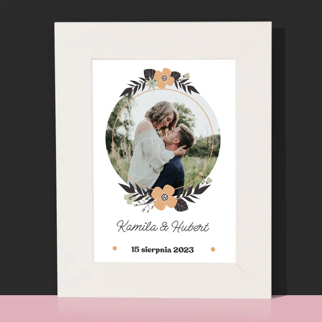 Zdjęcie i Podpis: Zakochani - Ramka Na Zdjęcie