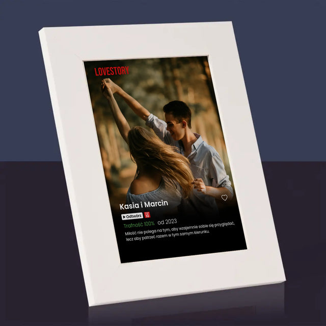Zdjęcie i Podpis: Plakat Netflix - Ramka Na Zdjęcie