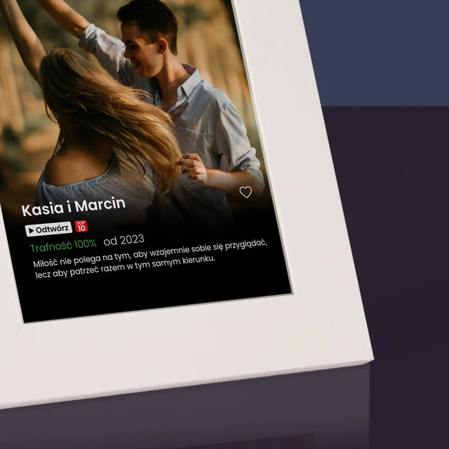 Zdjęcie i Podpis: Plakat Netflix - Ramka Na Zdjęcie
