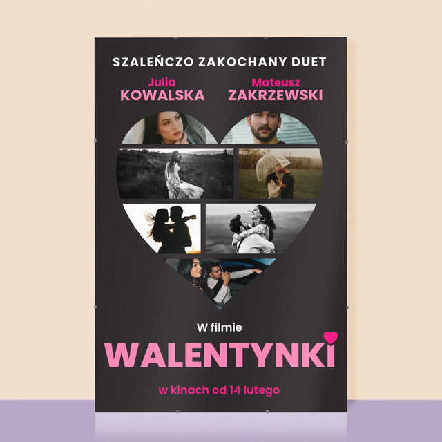 Fotokolaż: Walentynki Plakat Filmowy - Plakat