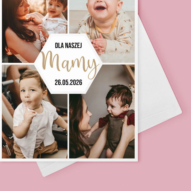 Fotokolaż: Dla Naszej Mamy - Kartka z Życzeniami