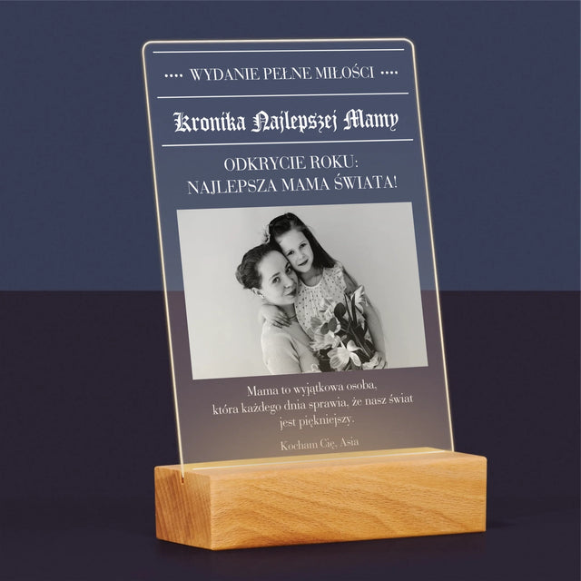 Okładka Magazynu: Kronika Najlepszej Mamy - Wydruk Na Szkle Akrylowym
