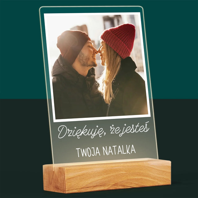 Zdjęcie I Podpis: Dla Chłopaka - Wydruk Na Szkle Akrylowym