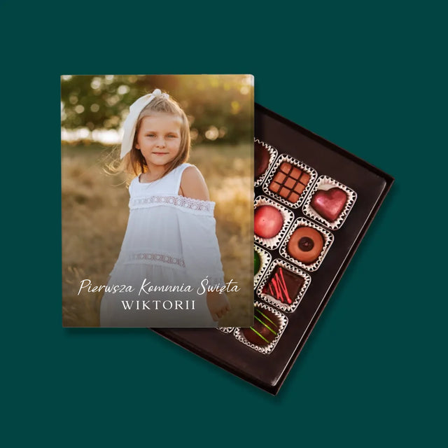Zdjęcie i Podpis: Komunia - Personalizowane Praliny