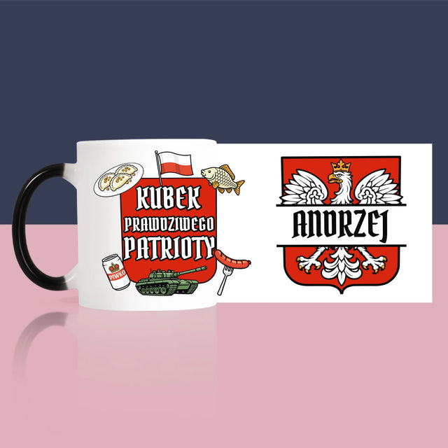 Bez Cenzury: Kubek Prawdziwego Patrioty - Kubek z Nadrukiem