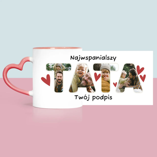 Słowo Ze Zdjęć: Najwspanialszy Tatuś - Kubek z Nadrukiem