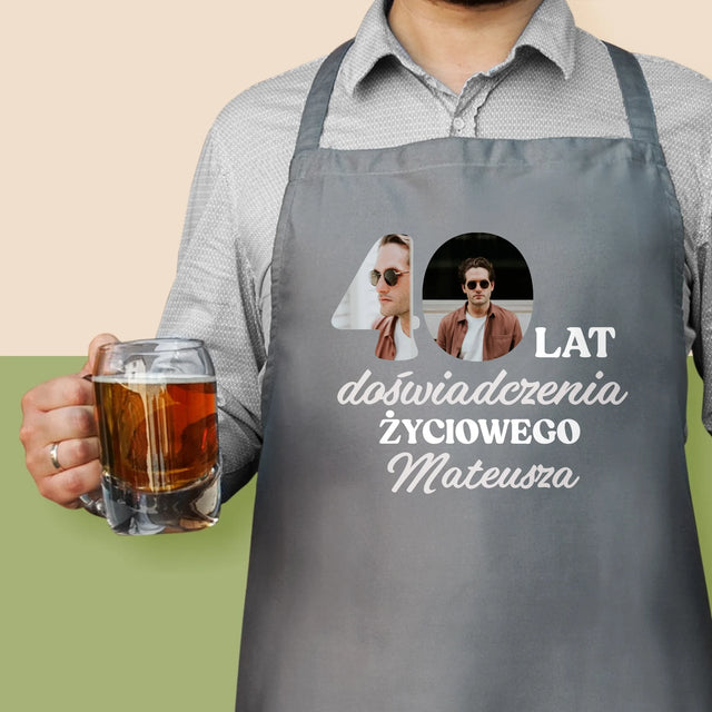 Słowo Ze Zdjęć: 40 Lat Doświadczenia - Fartuch z Nadrukiem