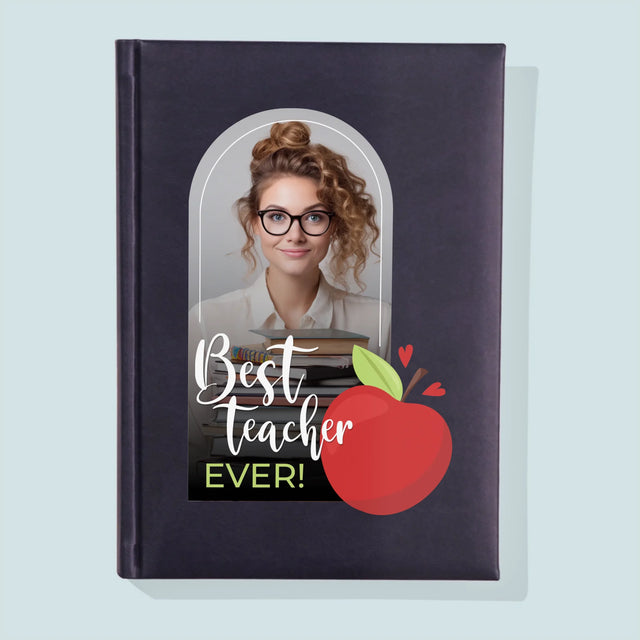 Zdjęcie i Podpis: Best Teacher Ever - Notes Książkowy z Nadrukiem