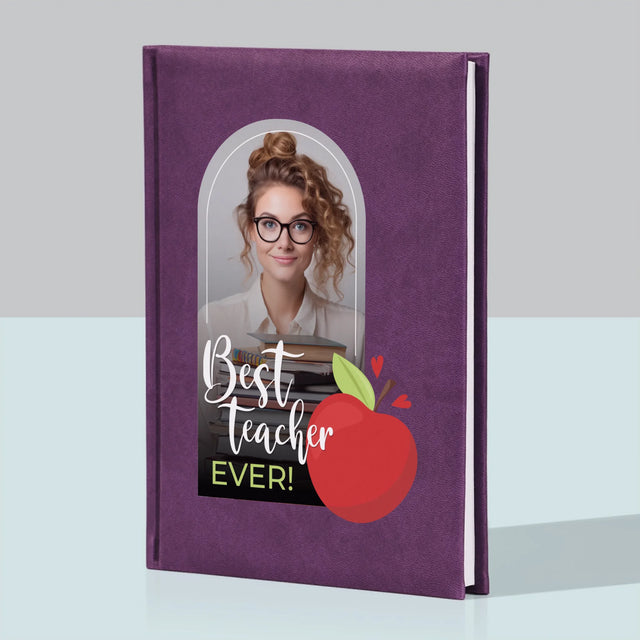Zdjęcie i Podpis: Best Teacher Ever - Notes Książkowy z Nadrukiem