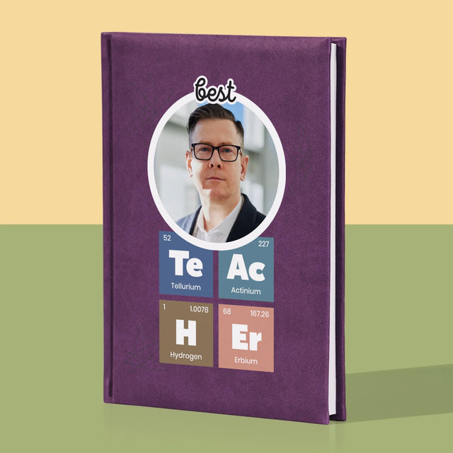 Zdjęcie i Podpis: Teacher Pierwiastki - Notes Książkowy
