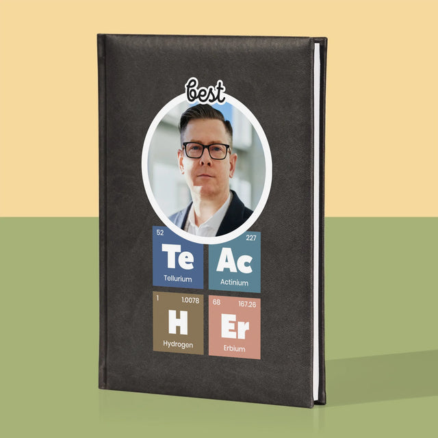 Zdjęcie i Podpis: Teacher Pierwiastki - Notes Książkowy