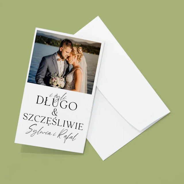 Zdjęcie i Podpis: Żyli Długo i Szczęśliwie - Duża Harmonijka Ze Zdjęć