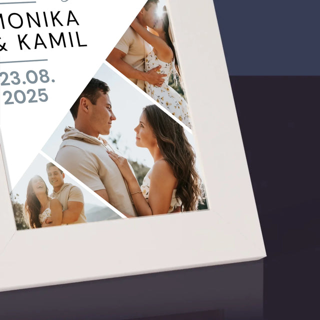 Fotokolaż: Nowożeńcy - Ramka Na Zdjęcie