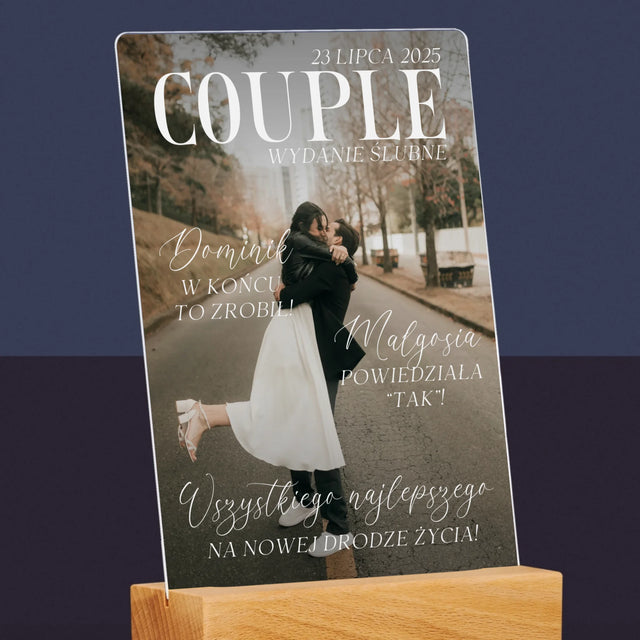 Okładka Magazynu: Couple - Wydruk Na Szkle Akrylowym