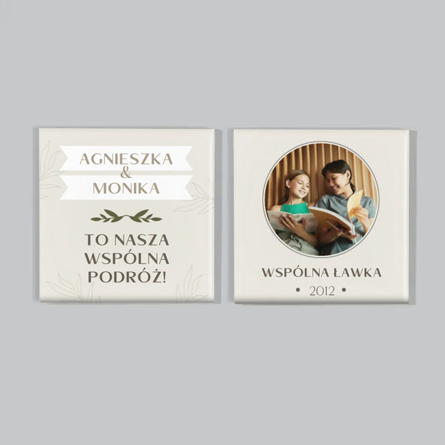 Fotokolaż: To Nasza Wspólna Podróż - Zestaw Magnesów