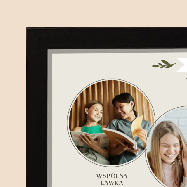 Fotokolaż: To Nasza Wspólna Podróż - Wydruk Obramowany 20x40