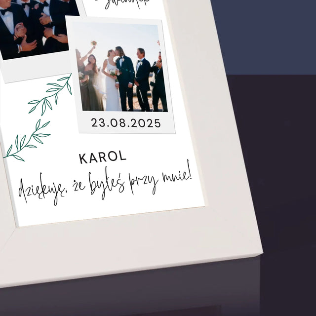 Fotokolaż: Najlepszy Świadek Polaroidy - Ramka Na Zdjęcie