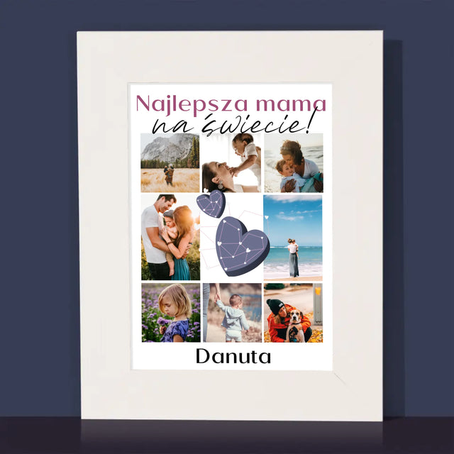 Fotokolaż: Najlepsza Mama - Ramka Na Zdjęcie