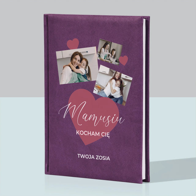 Fotokolaż: Mamusia - Notes Książkowy z Nadrukiem